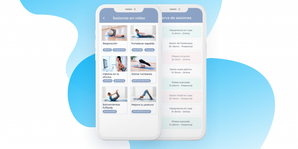 App personalizada de yoga. DudyFit